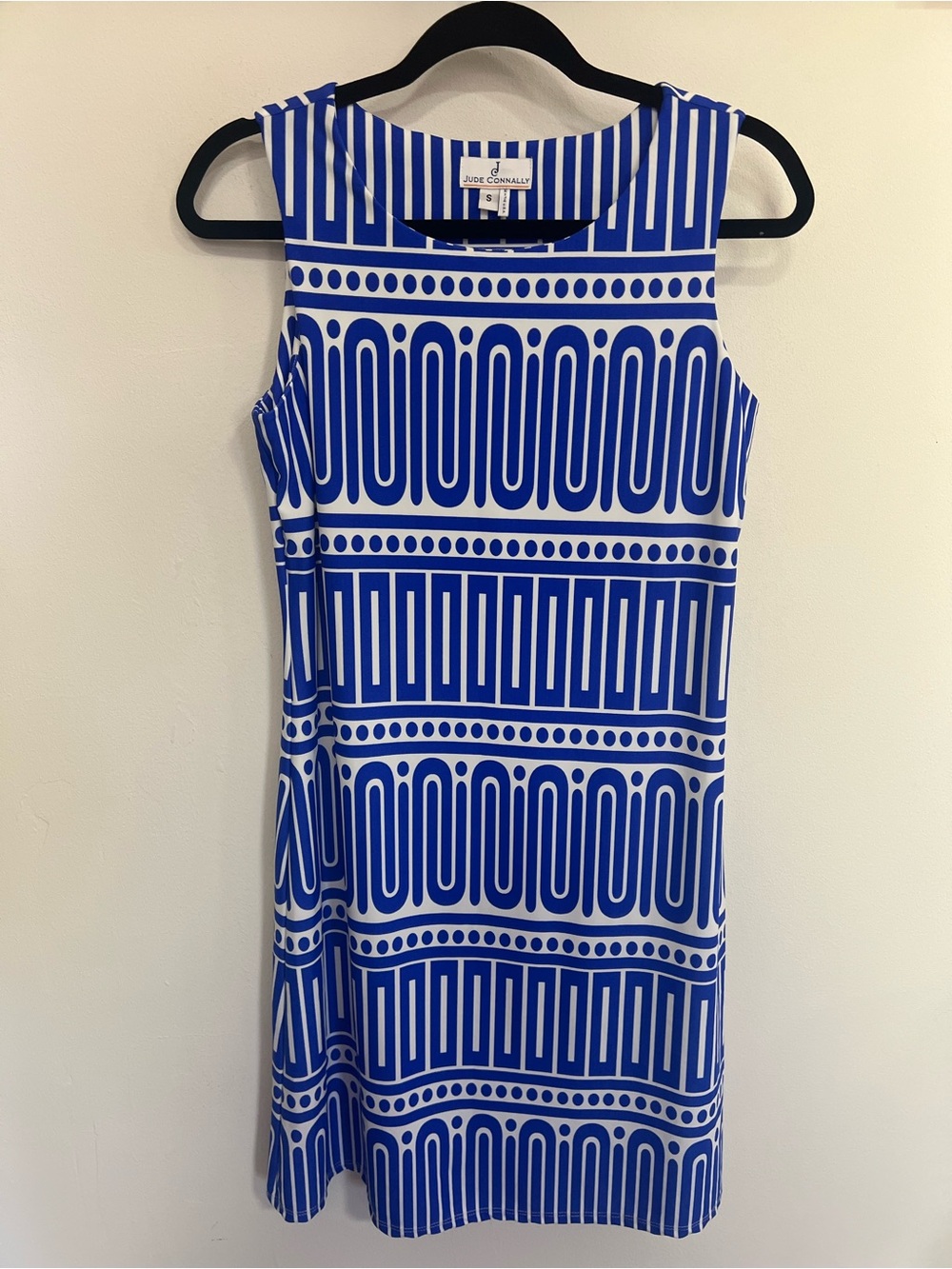 Jude Connally Beth Geometric Graphic Shift Dress